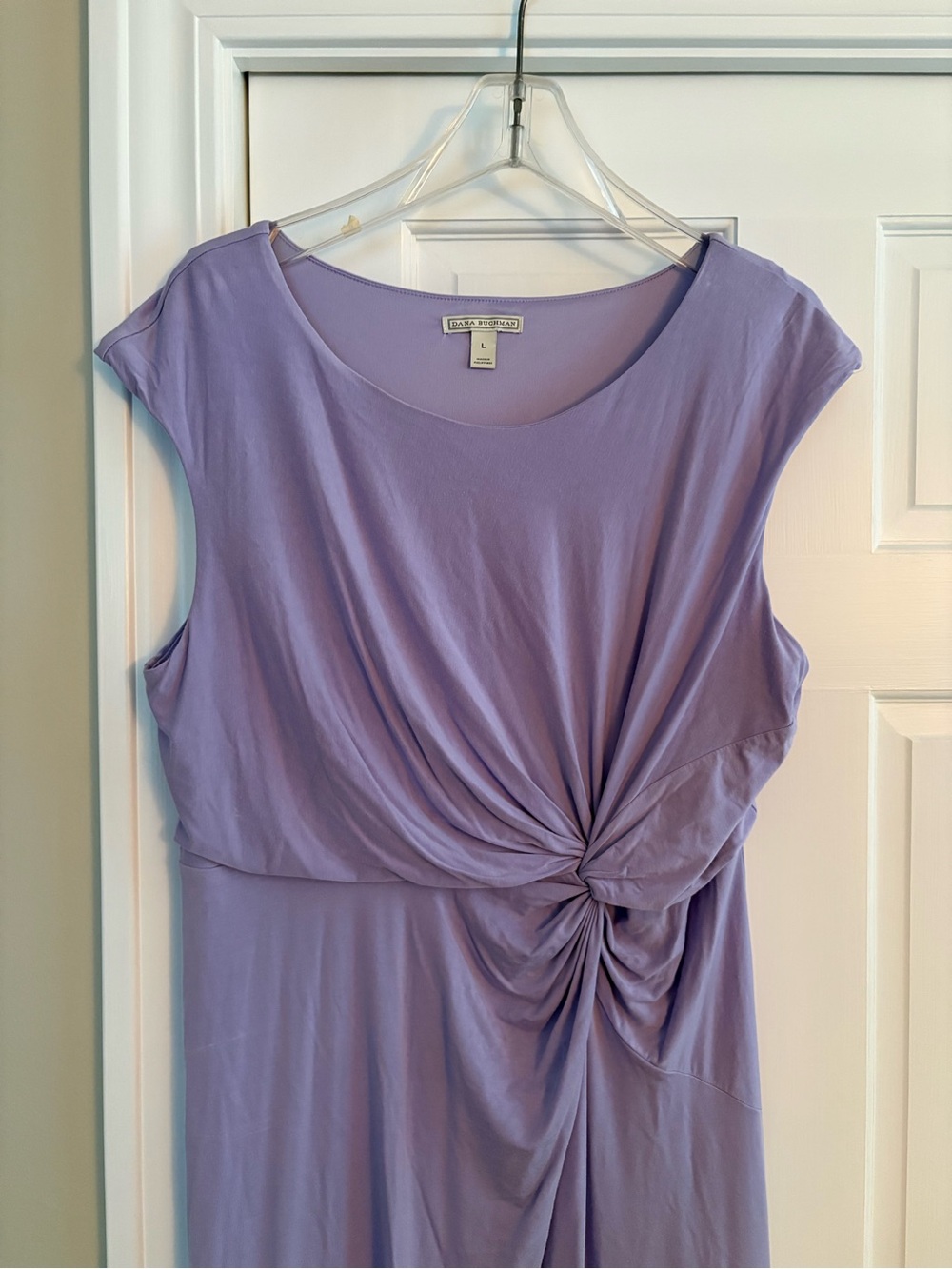 Sleeveless Twist-Front Lavender Women's Dress